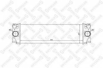 Интеркулер, STELLOX, 1040206SX